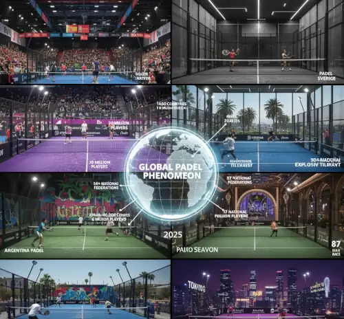 El pádel como fenómeno deportivo global en 2025